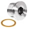 Joywayus Internal Hex Head Socket Pipe plug M8x1 Thread Stainless Steel Pipe Fitting Rods By CNC