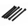 uxcell M10x130mm 129 Alloy Steel Hex Socket Screws Partially Threaded Bolt Black 5Pcs