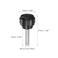 uxcell 20pcs M4 x 15mm Male Thread Knurled Knobs Thumb Screws Clamping Knobs Grip 14mm Plastic Round Head Hand Knobs Thumbscrews Black