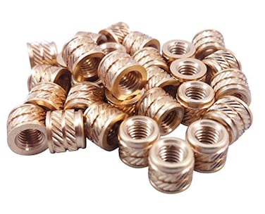 initeq M610 M6 Threaded Heat Set Inserts for 3D Printing 20 Short