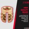 E-Z LOK EZ LOK Threaded Insert for Plastic Flush Brass Thread Inserts 440 Pack of 50