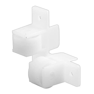 PRIME-LINE PrimeLine R 7218 1516 In White Nylon Drawer Guide Twin Roller Assembly 2 Pack