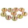 E-outstanding Eoutstanding Round Base TNut 10PCS Brad Hole Tee Nut Thin Iron Nut Furniture Hardware Accessories 14 inch20