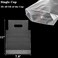 DEAYOU 500 PCS Clear Handle Drink Poly Bags Plastic Drinking Packaging Bag for Delivery 78 L x 11 H Hanging Hole Cup Carrier Holder Container with Handle for 33 OZ Single Cup Take Out Beverage