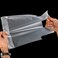DEAYOU 500 PCS Clear Handle Drink Poly Bags Plastic Drinking Packaging Bag for Delivery 78 L x 11 H Hanging Hole Cup Carrier Holder Container with Handle for 33 OZ Single Cup Take Out Beverage