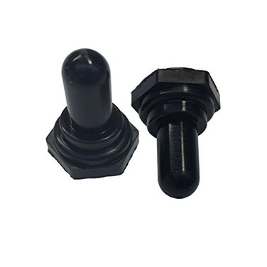 Gardner Bender GSW20 Electrical Toggle Switch Covers EDPM Rubber Cover Moisture Dust and Dirt Resistant Pack of 2 Black