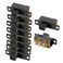 sourcing map uxcell 10 Pcs High Knob 6 Pin 3 Position DPDT Panel Slide Switch 05A 50V DC