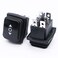 mxuteuk 3pcs Waterproof Momentary Rocker Switch ONOffON DC 12V 10A Toggle Power Button 3 Position 6 Pin DPDT Motor Polarity Reversing Control Switch KCD4223JTW