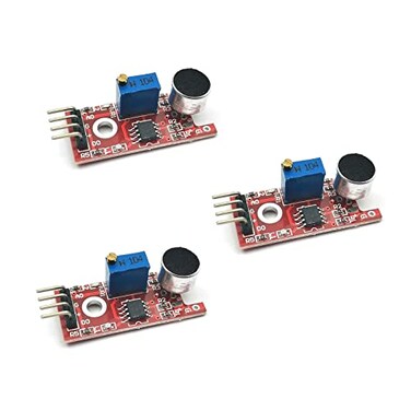 FainWan 3Pcs High Sensitivity Microphone Sensor AVR PIC Sound Detection Module for Arduino