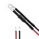 uxcell 10Pcs 3mm Pre Wired LED Red DC35V Clear Lens Light Emitting Diodes