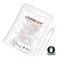 CHANZON 100 pcs 3mm White LED Diode Lights Clear Round Transparent DC 3V 20mA Bright Lighting Bulb Lamps Electronics Components Indicator Light Emitting Diodes