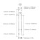 CHANZON 100 pcs 3mm White LED Diode Lights Clear Round Transparent DC 3V 20mA Bright Lighting Bulb Lamps Electronics Components Indicator Light Emitting Diodes