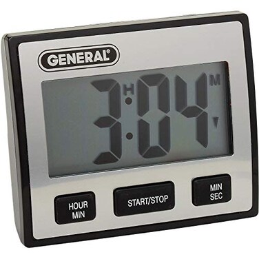 General Tools TI110 LCD Timer Waterproof with Jumbo Display 3x3