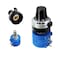 Onwon 20K Ohm Resistor 10 Turn Potentiometer 2W Wirewound MultiTurn Adjustable Precision Potentiometer with 10 Turn Counting Dial Rotary Knob 6mm Shaft 20K Ohm
