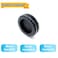 ECUDIS 1316 ID 112 Drill Hole Rubber Grommets Firewall Hole Plugs Wire ProtectionRound 8 Pcs