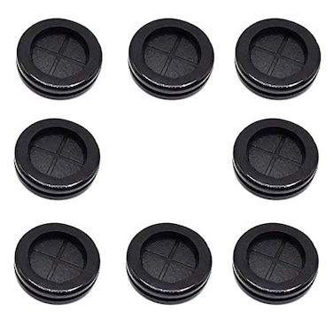 ECUDIS 1316 ID 112 Drill Hole Rubber Grommets Firewall Hole Plugs Wire ProtectionRound 8 Pcs