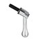 uxcell M10 x 25mm Handle Adjustable Clamping Lever Thread Push Button Ratchet Male Threaded Stud Knobs Locking Rotating Screw Handles Quick Release Bolt Silver Tone