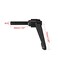 uxcell M10 x 40mm Handle Adjustable Clamping Lever Thread Push Button Ratchet Male Threaded Stud Knobs Locking Rotating Screw Handles Quick Release Bolt Black 2pcs