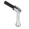 uxcell M12 x 40mm Handle Adjustable Clamping Lever Thread Push Button Ratchet Male Threaded Stud Knobs Locking Rotating Screw Handles Quick Release Bolt Silver Tone
