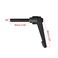 uxcell M8 x 60mm Handle Adjustable Clamping Lever Thread Push Button Ratchet Male Threaded Stud Knobs Locking Rotating Screw Handles Quick Release Bolt Black 2pcs