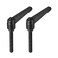 uxcell M8 x 60mm Handle Adjustable Clamping Lever Thread Push Button Ratchet Male Threaded Stud Knobs Locking Rotating Screw Handles Quick Release Bolt Black 2pcs
