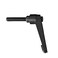 uxcell M8x40mm Handle Adjustable Clamping Lever Thread Push Button Ratchet Male Threaded Stud Knobs Locking Rotating Screw Handles Quick Release Bolt Black 2pcs