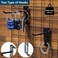 NACETURE Double Gridwall Hooks 24 Pcs Display Hooks for Grid Wall Panel Grid Wall Hooks 6 inch with Extra Hook On The Bottom Durable Peg Hook Wall Grid Panel Hooks for Hanging Retail Gridwall Accessor