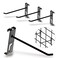 NACETURE Double Gridwall Hooks 24 Pcs Display Hooks for Grid Wall Panel Grid Wall Hooks 6 inch with Extra Hook On The Bottom Durable Peg Hook Wall Grid Panel Hooks for Hanging Retail Gridwall Accessor