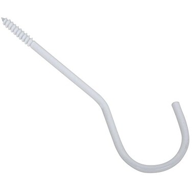 National Hardware N275206 V2666 Ceiling Hook in White