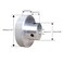 CHANCS Aluminium Alloy Handwheel 50mm2 OD 8mm Bore Knurling Handwheel for Slide Displacement Platform Handle