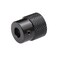 CHANCS Aluminium Alloy Machine Tool Handwheels 20mm OD 5mm Bore Knurled Oxidised Black Handles Knobs for Sliding Table