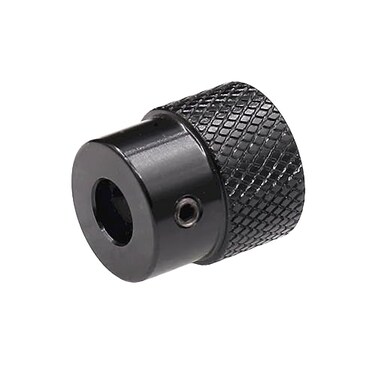 CHANCS Aluminium Alloy Machine Tool Handwheels 20mm OD 5mm Bore Knurled Oxidised Black Handles Knobs for Sliding Table