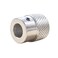 CHANCS Aluminium Alloy Machine Tool Handwheels 20mm OD 6mm Bore Knurled Oxidised Handles Knobs for Sliding Table