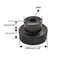 CHANCS Aluminium Alloy Machine Tool Handwheels 30mm OD Internal Thread M8 Knurled Oxidised Black Handles Knobs for Sliding Table
