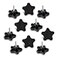 POWERTEC 10 Pack 1420 5 Star Knobs with 1 Threaded Stud Thumb Screw Knobs with bolts for Lawn Mower Umbrella Base Woodworking Tools Jigs Clamps QNB3006P2