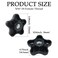 Aifeier ET 4 Pieces 51618 Female Thread 5 Star Knobs Nylon Clamping Knob Jig Knobs