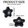 Aifeier ET 4 Pieces 51618 Female Thread 5 Star Knobs Nylon Clamping Knob Jig Knobs