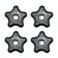 Aifeier ET 4 Pieces 51618 Female Thread 5 Star Knobs Nylon Clamping Knob Jig Knobs