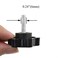 HAHIYO Hex Handle Threaded Knobs Star Bump Shape M6 20mm Screw Length 32mm Head Diameter Clamping Handgrip Nut Screw Combined Tightly Solid Plum No Tool Needed for Table Stand Deck Plastic 2pcs