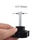 HAHIYO Hex Handle Threaded Knobs Star Bump Shape M8 30mm Screw Length 32mm Head Diameter Clamping Handgrip Nut Screw Combined Tightly Solid Plum No Tool Needed for Table Stand Deck Plastic 2pcs
