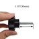 HAHIYO Hex Handle Threaded Knobs Star Bump Shape M8 30mm Screw Length 32mm Head Diameter Clamping Handgrip Nut Screw Combined Tightly Solid Plum No Tool Needed for Table Stand Deck Plastic 2pcs