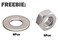 ZLYY Black M8 x 60mm Thread Replacement Star Hand Screwon Knobs Hex Quick Clamping Bolt Knob Pack of 4 Set