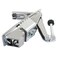 Bonsicoky 2 Pcs Compression Latch Lock Zinc Alloy Trigger Latch Lock Adjustable Lever Hand Operated Compression Latch with Raised Trigger with KeysSilver