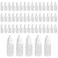 erioctry 50Pcs 30ML Empty Plastic Dropper Dropping BottlesDrops of Plug Can Removable Portable Plastic Refillable Bottles Containers 30ml