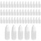 erioctry 50Pcs 30ML Empty Plastic Dropper Dropping BottlesDrops of Plug Can Removable Portable Plastic Refillable Bottles Containers 30ml
