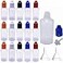JOYWENG JOYWEE 30 Pack 30ml Empty Plastic LDPE Dropper Bottle Funnel Eliquid Applicator Squeeze Dropping Bottle Thin Tip with Childproof Cap