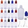 JOYWENG JOYWEE 30 Pack 30ml Empty Plastic LDPE Dropper Bottle Funnel Eliquid Applicator Squeeze Dropping Bottle Thin Tip with Childproof Cap