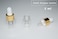 Hustar Small Dropper Bottle 10pcs 2ml Mini Sample Dropper Bottles Mini Makeup Containers for Travel Liquids Tiny Glass
