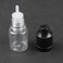 Newzoll 5 ml Empty Plastic Dropper Clear Bottles Liquid Childproof 10PCS Black Cap