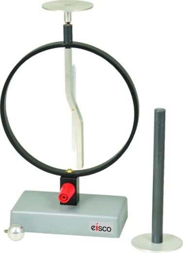 EISCO Eisco Labs Demonstration Electroscope Detect Measure Static Electric Charge 106 x 63 x 47 Science Experiment Tool for Physics Chemistry and Educational Use
